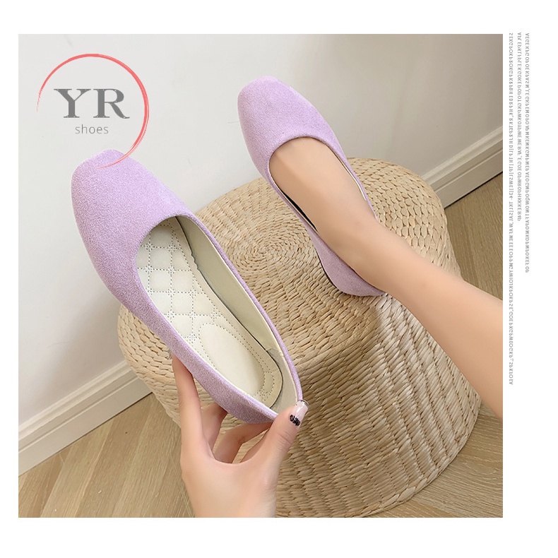 Giày Lười Da Lộn Plus Size 35-43