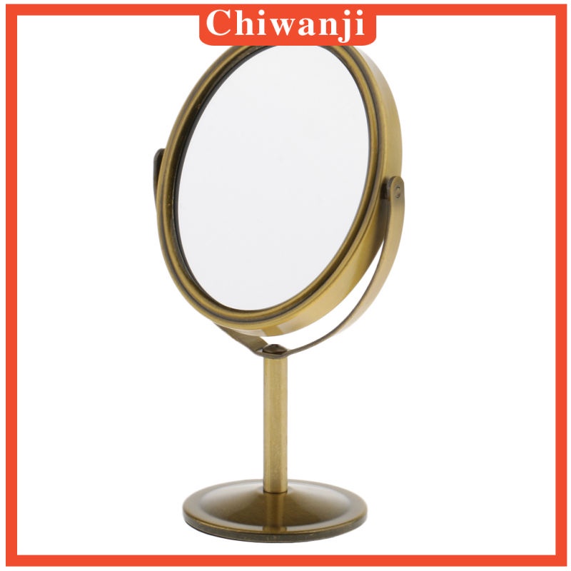 [Hàng mới về] Gương trang điểm để bàn hình oval 3in hai mặt chất lượng