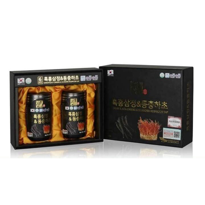 Cao Hắc Sâm Đông Trùng DaeDong Hàn Quốc - Hộp 2 Lọ x 240g, hộp 4 lọ x 240g