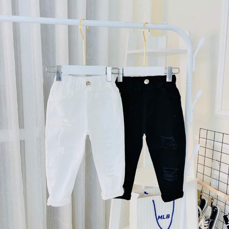 [Siêu rẻ] Quần Kaki Cho Bé Trai Và Gái Vải Kaki Mềm Co Giãn Size 14/28kg
