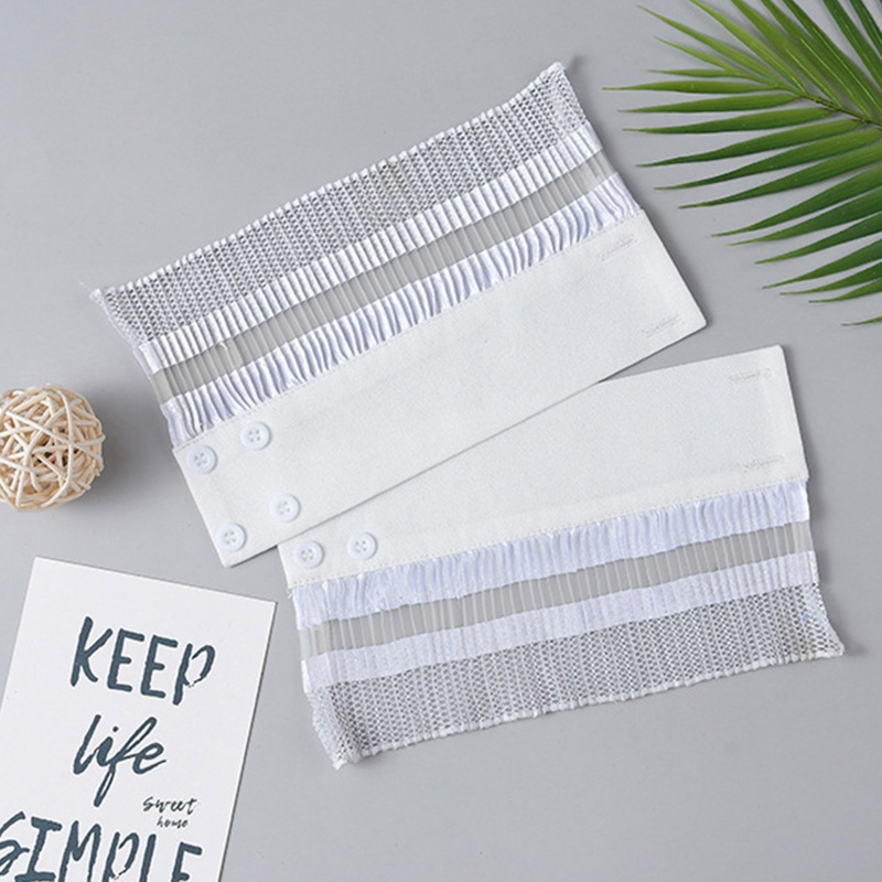 Găng Tay Lưới Rỗng Mỏng Xuyên Thấu Phối Ren Có Thể Tháo Rời Cho Nữ