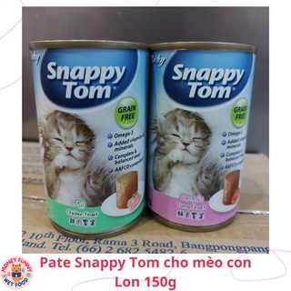 Pate Snappy Tom cho mèo lớn và mèo con