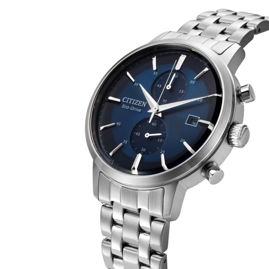 Đồng Hồ Nam Citizen Dây Thép Không Gỉ CA7060-88L - Mặt Xanh