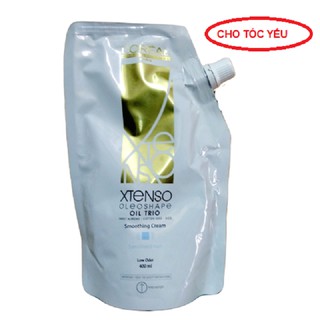 Thuốc Uốn Tóc Loreal Glatt Schwarzkopf, Duỗi Tóc, Dập Uốn, Dập Kem Loreal X-Tenso - 400ml