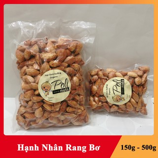 Hạnh Nhân Rang Bơ Polinuts Vỏ Mỏng Loại 1 Nhập Khẩu Mỹ Giá Tốt Túi 200g / 500g