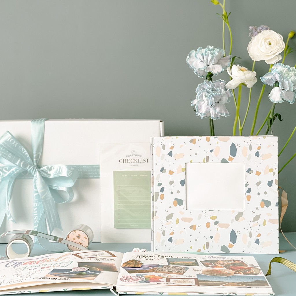 Hộp quà tặng 08/03 Crabit - Mint Ribbon Box - 199K