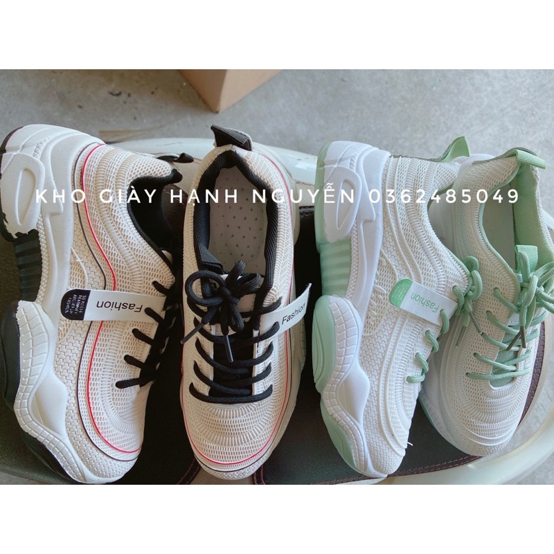 Giày thể thao sneaker độn đế