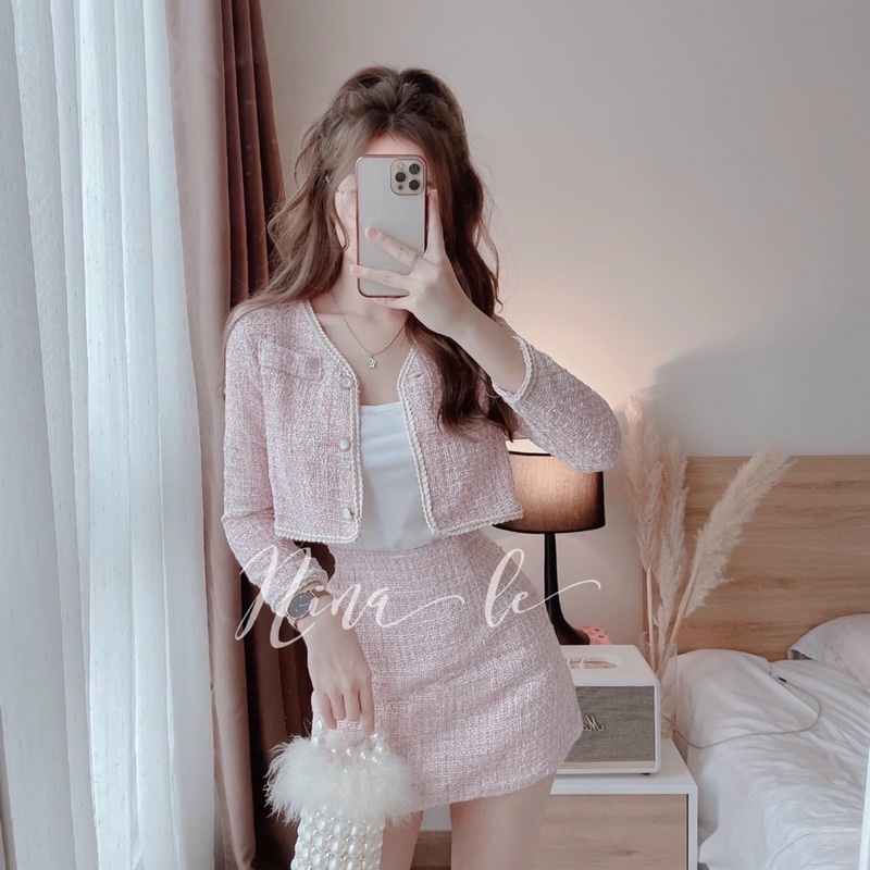 Đầm nữ áo 2 dây kèm khoác,set đồ đi chơi siẻu xinh xịn mịn cho bạn gái,chất liệu dạ bố hot trend cho giới trẻ
