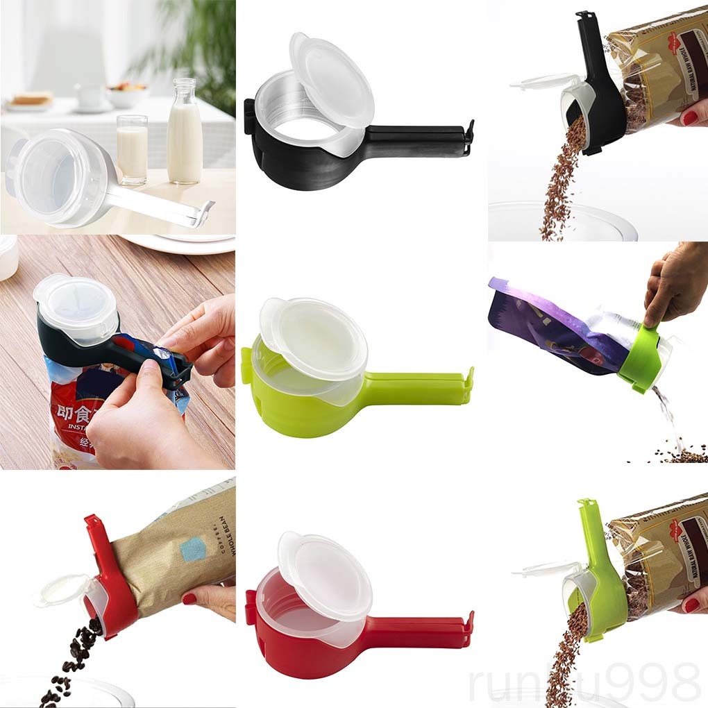 Kẹp Miệng Túi Thực Phẩm Bằng Nhựa Có Thể Sử Dụng Lại Tiện Dụng Runbu998