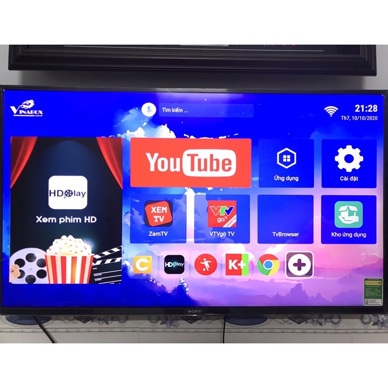 VINABOX X20 - RAM 4GB, MẪU TV BOX VINABOX MỚI NHẤT NĂM 2020 ANDROID 10 SIÊU MƯỢT