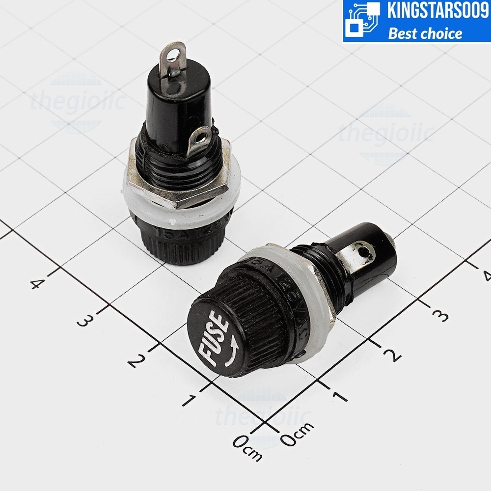 Ổ cầu chì 5x20mm FH043 10A 250V 15A 125V