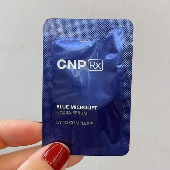 Gói Kem Dưỡng CNP Rx Blue Microlift Hydra Cream CYTO Complex 1ml - Siêu Cấp Nước Phục Hồi