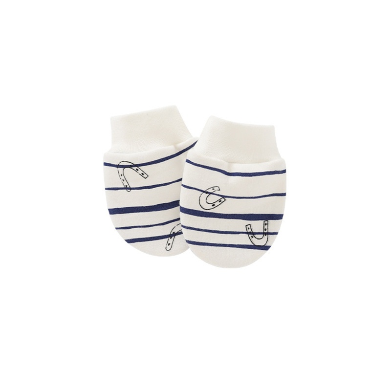 Haha Bộ Mũ Beanie Và Đôi Găng Tay Cotton Mềm Mại Thoải Mái Không Trầy Xước Dễ Thương Làm Quà Tặ