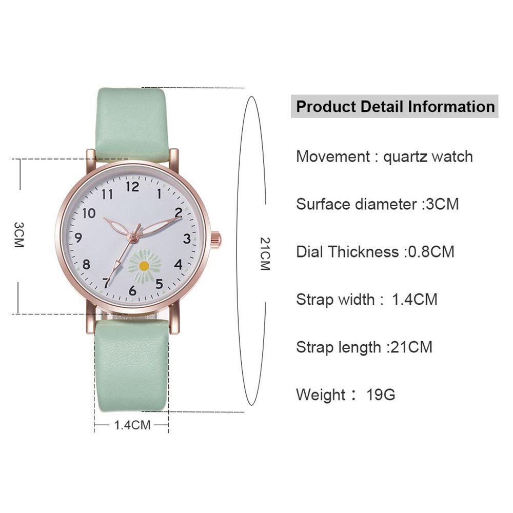 MAG Đồng Hồ Quartz Dây Da Thiết Kế Đơn Giản