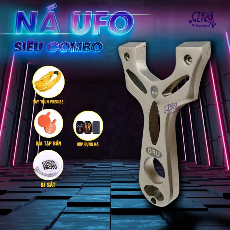 Ná Inox, Ná Cao Su UFO Inox 304 Chống Gỉ, Sáng Bóng, Kèm Lục Giá Vặn Ná