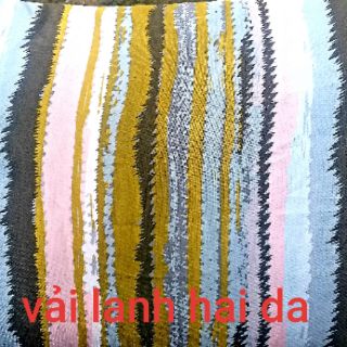 1 m Vải tone ( lanh) hai da