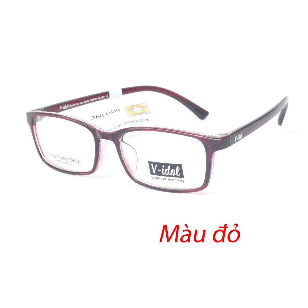 Bộ sưu tập mắt kính Vidol đa màu sắc V811