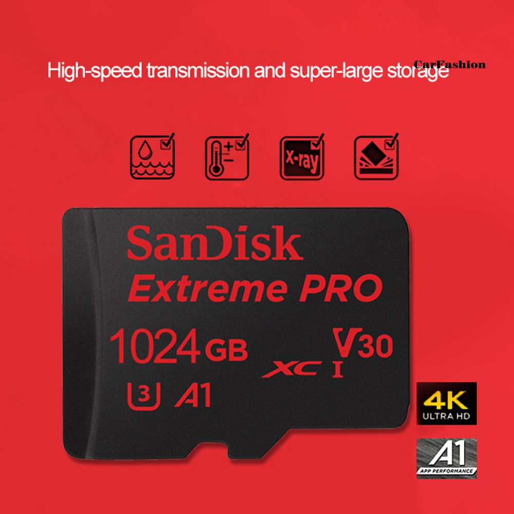 Thẻ Nhớ Micro Tf 512gb / 1tb Tốc Độ Cao Cho Điện Thoại / Máy Ảnh | BigBuy360 - bigbuy360.vn