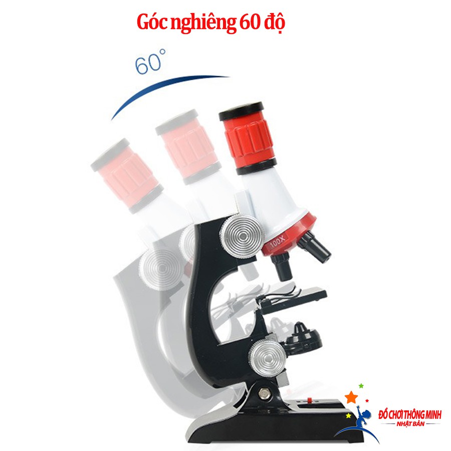 Kính hiển vi điện tử sinh học 100x - 1200x cho trẻ em cao cấp năm 2021- Microscope