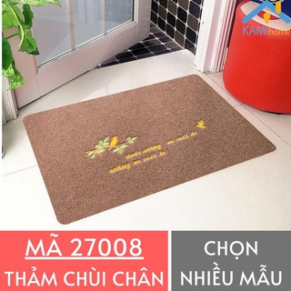 Thảm trải sàn chùi chân mặt Nỉ chống trượt 60*40cm trang trí chụp ảnh mã 27008 KMVN