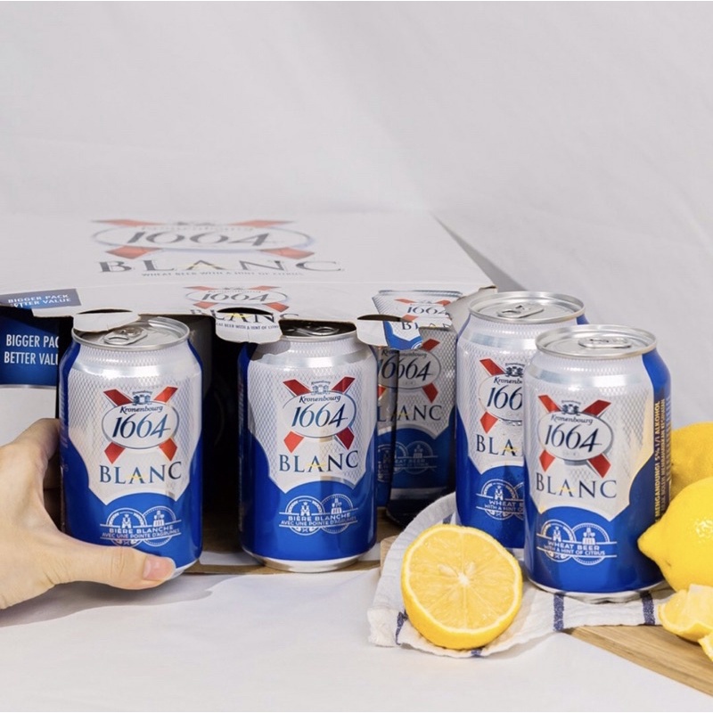 Bia Blanc 1664 Thùng 24 Lon 330ml