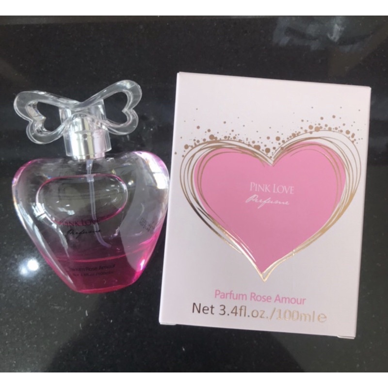 MINISO Pink Love Perfume Japan:Nước hoa tình yêu mầu Hồng,Hương thơm quyến rũ,lưu hương lâu,lọ to 100ml
