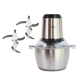 Máy xay thịt inox Midimori GC-24338 (500W) - Tặng kèm 1 bộ lưỡi dao dự phòng