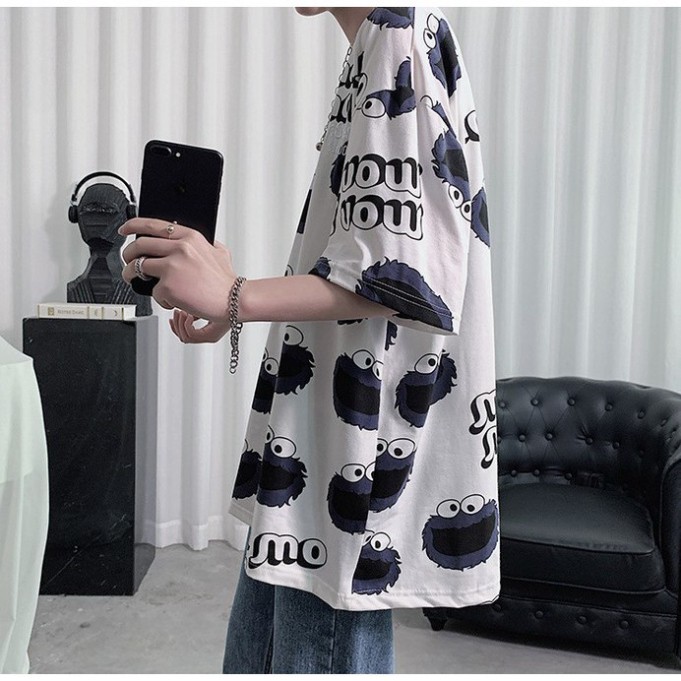 Áo Thun Tay Lỡ Form Rộng Mon Mon Siêu Hot🍁 Unisex nam nữ đều mặc được | BigBuy360 - bigbuy360.vn