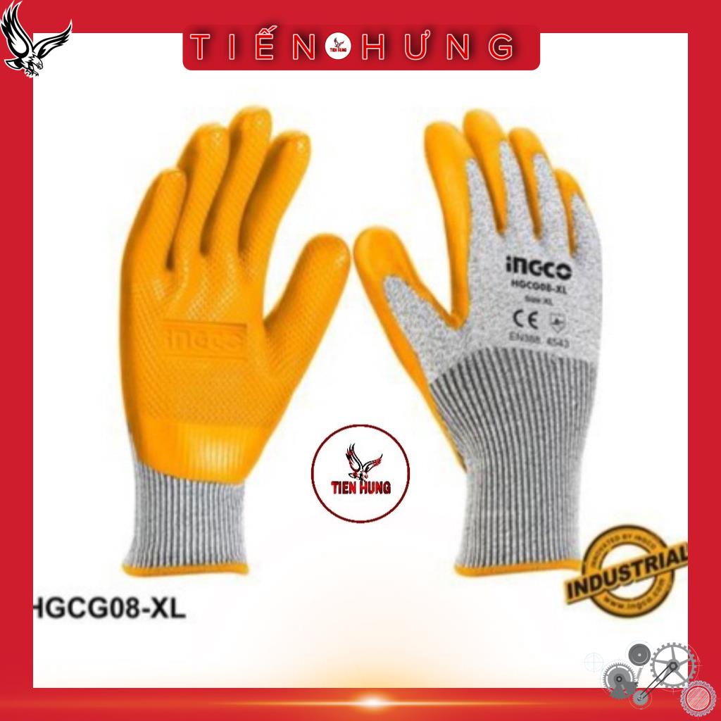 Găng tay Latex INGCO HGVL08-XL