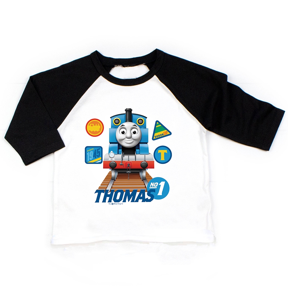 Áo Thun Tay Dài In Hoạt Hình Thomas & Friends Cho Bé