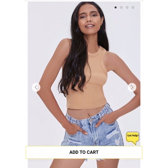 Combo Croptop len gân nude A585