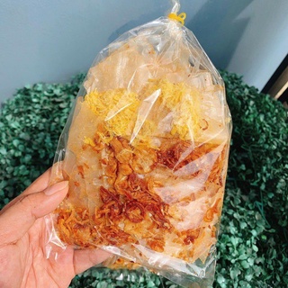 Bánh tráng muối nhuyễn xì kè khô gà