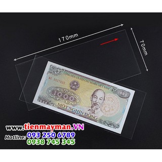 Phơi Nilon Bảo Quản Tiền Giấy PCCB
