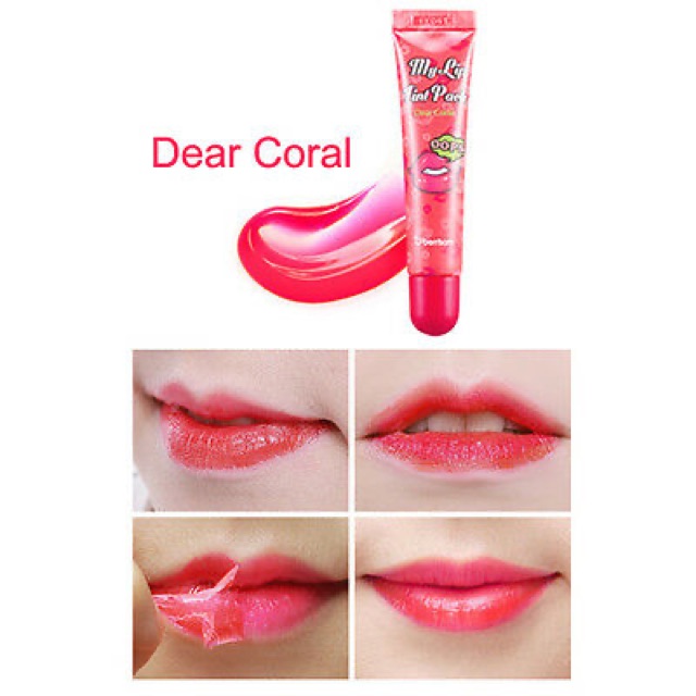 Son xăm môi Hàn Quốc chính hãng Berisom Chu My Lip Tint Pack# Dear Coral Cam hồng san hô | BigBuy360 - bigbuy360.vn