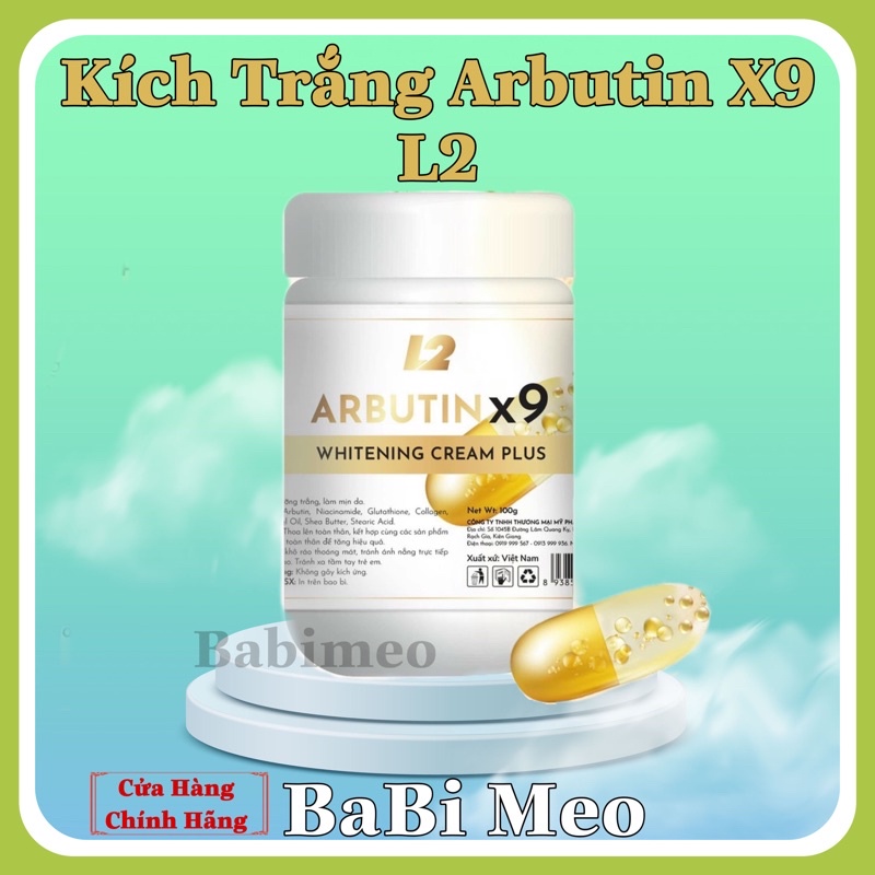 Kích Trắng arbutin x9 L2