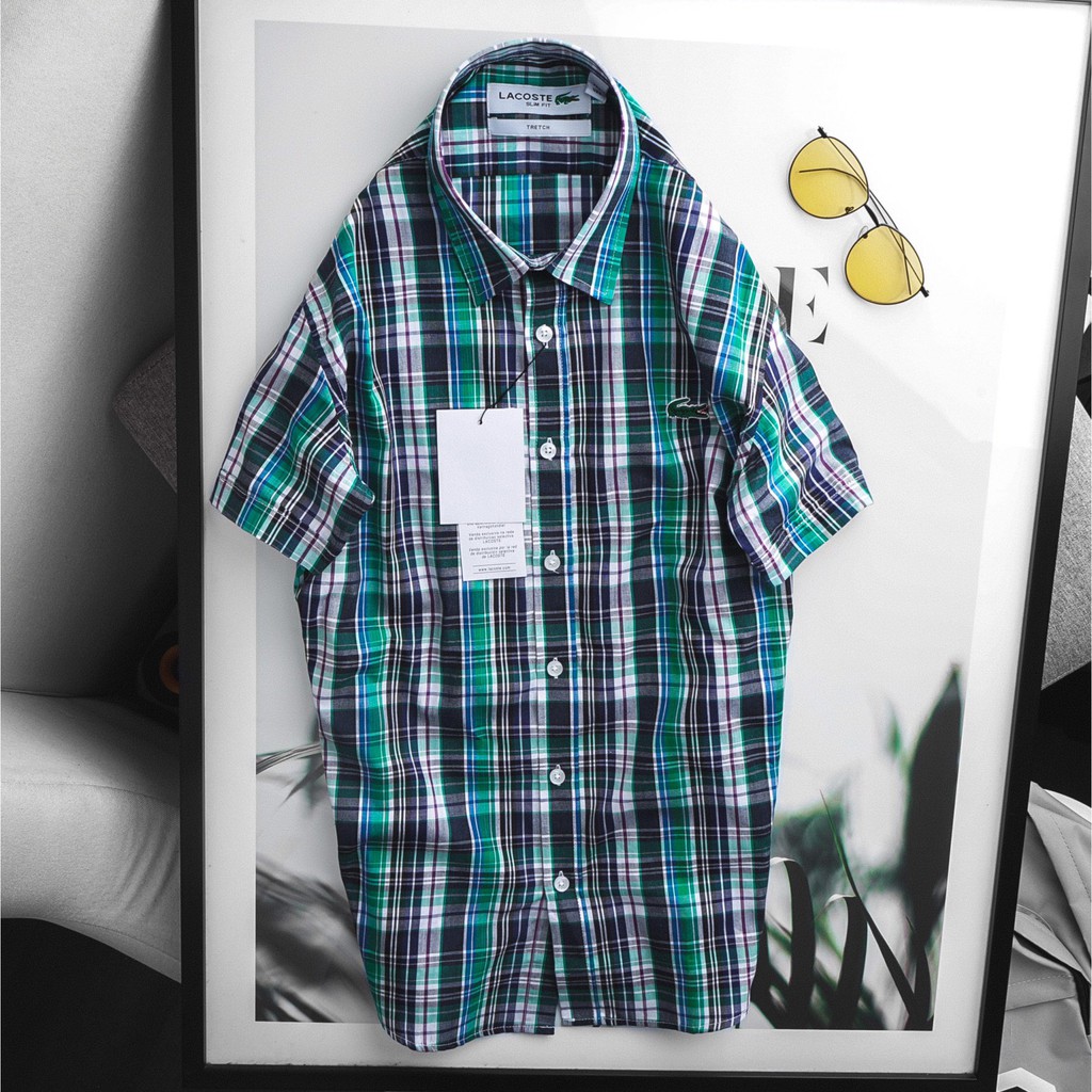 Áo sơ mi nam ngắn tay [HÀNG CAO CẤP VNXK] vải cotton thoáng mát,thấm hút cực tốt, form chuẩn | BigBuy360 - bigbuy360.vn