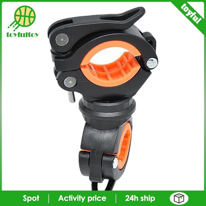 Giá Đỡ Đèn Pin Hai Bóng Gắn Tay Lái Xe Đạp Tiện Dụng