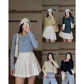 ÁO LEN CỔ YẾM TAY DÀI [TNT Shop Bigsize 60Kg 90Kg]