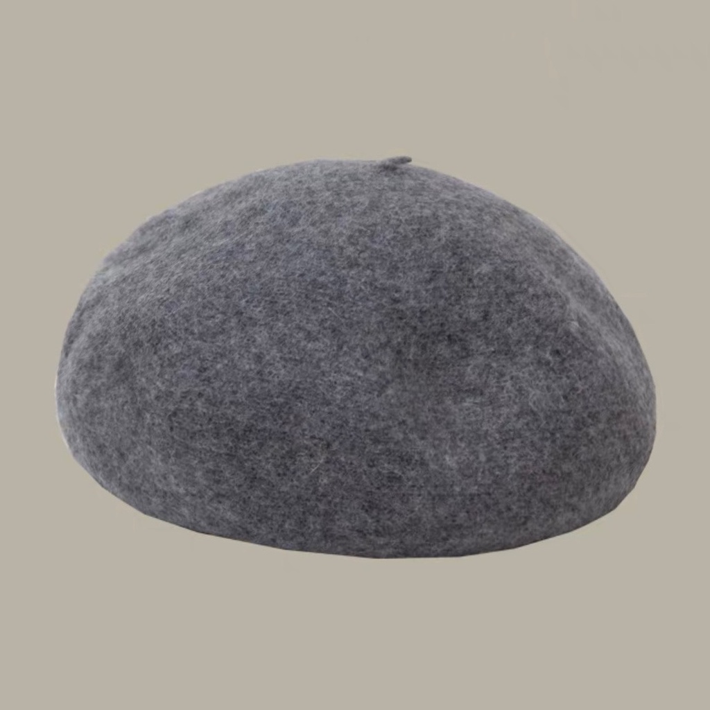 Mũ nồi MG STUDIO bằng len phong cách cơ bản 8 màu tùy chọn