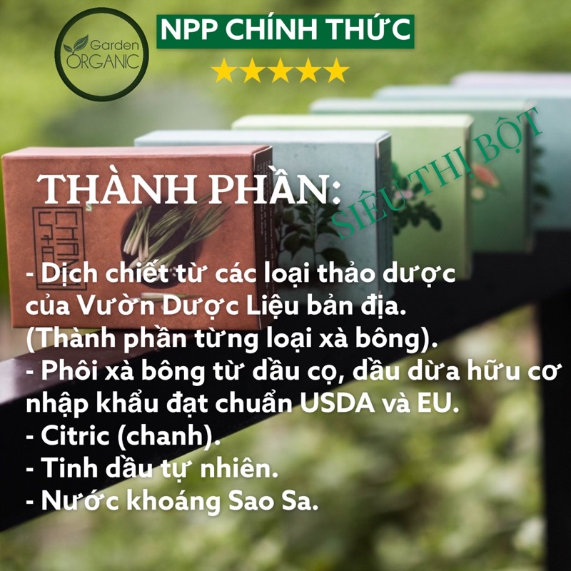 Xà bông mướp đắng sinh dược thiên nhiên - giảm mụn, giảm ngứa, thư giãn, khử mùi, an toàn cho bé và mẹ