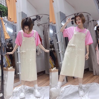 Yếm kaki váy