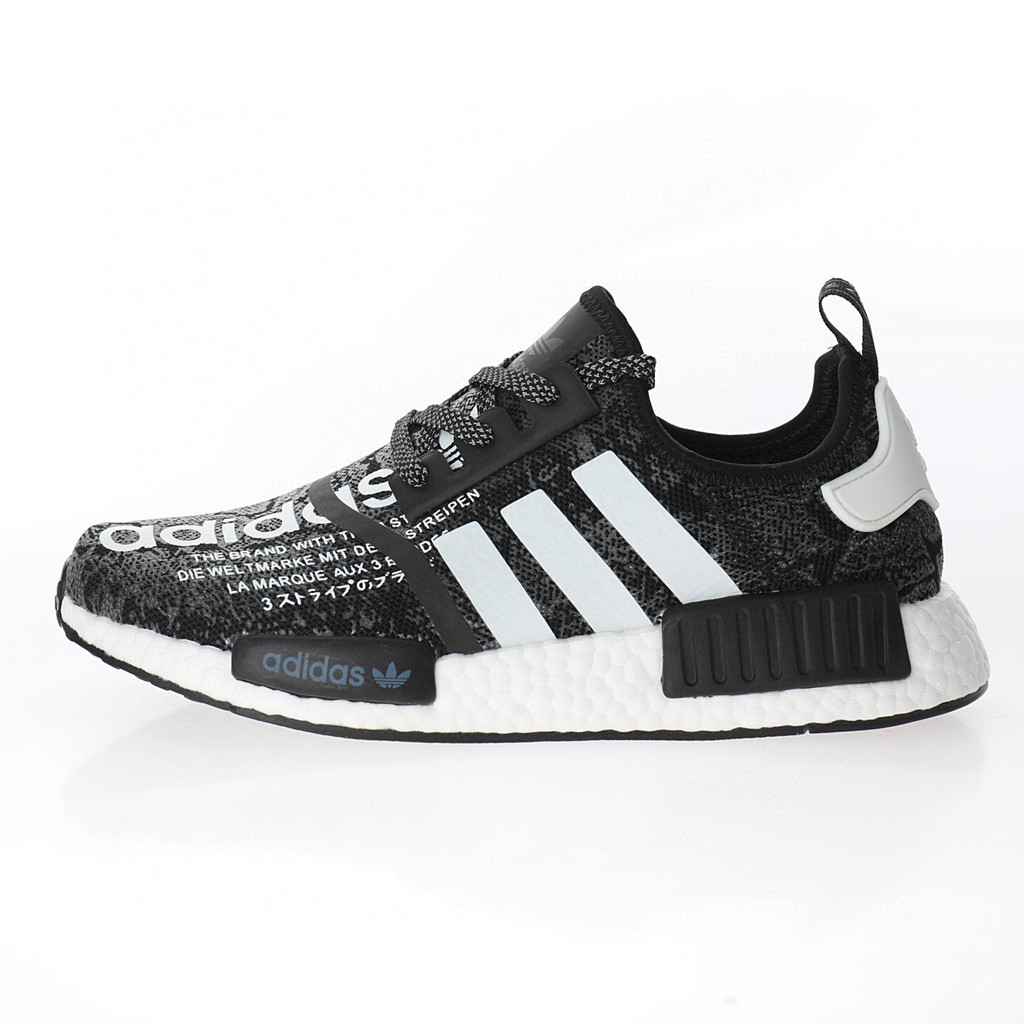 Order 2-3 Tuần + Freeship Giày Outlet Store Sneaker _Atmos x Adidas Originals NMD_R1"Black/White/Blue/Red"R1 MSP:  ➡️