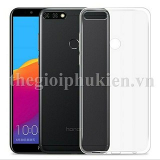 Ốp lưng Huawei Y7 Pro 2018 silicon dẻo trong suốt ( Loại tốt )