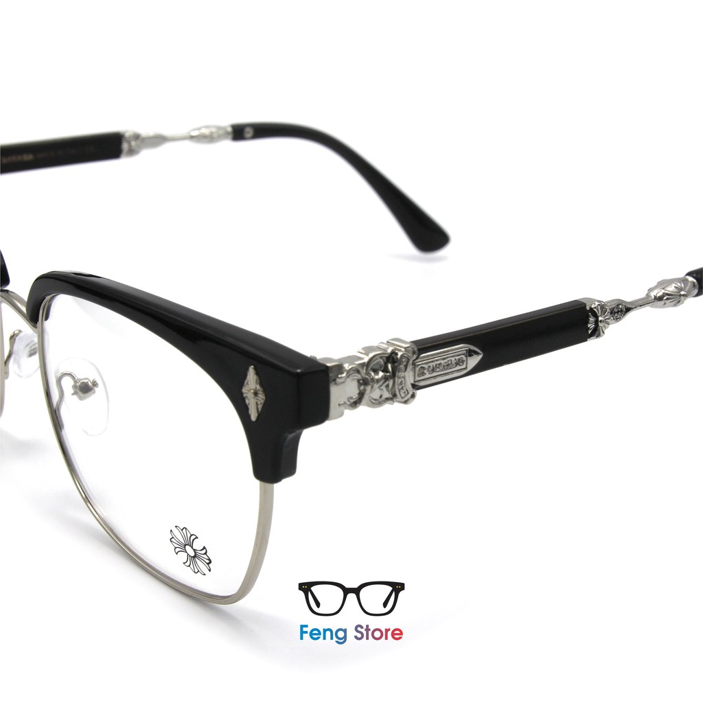 Gọng kính Chrome Hearts phiên bản cao cấp - CH vuông cá tín