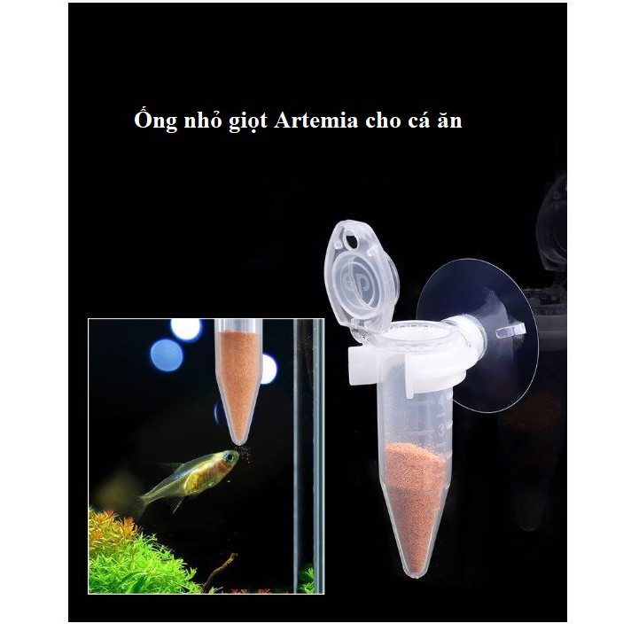 Ống đựng thức ăn nhỏ giọt Artemia cho cá ăn 5ml