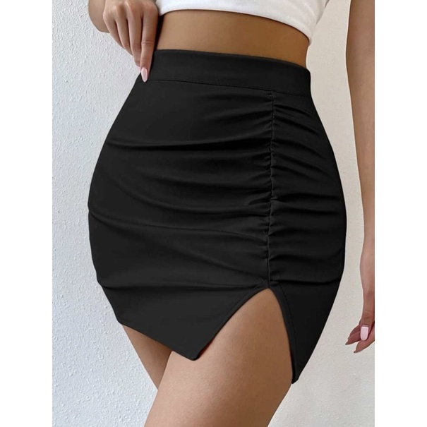 CHÂN VÁY NHÚN XẺ ĐÙI [ SIZE LỚN BIGSIZE ] 55KG-100KG