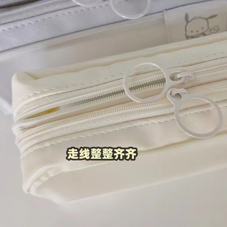 Túi Đựng Bút 2 Ngăn Trong Suốt Đa Năng Tiện Dụng