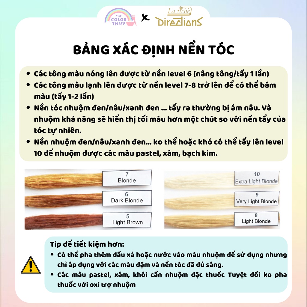 Thuốc nhuộm tóc La Riche Directions dạng Semi-permanent The Color Thief