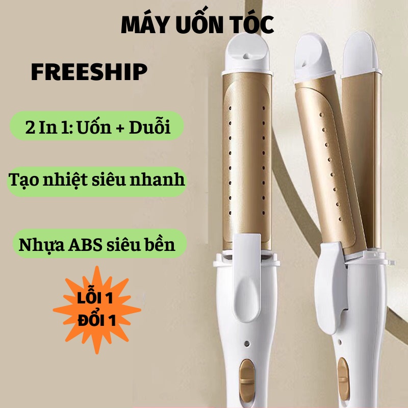 Máy Uốn Tóc Máy Làm Tóc Xoăn Mini Duỗi Tóc Tiện Lợi  KHO GIA DỤNG TRẦN PHÚ