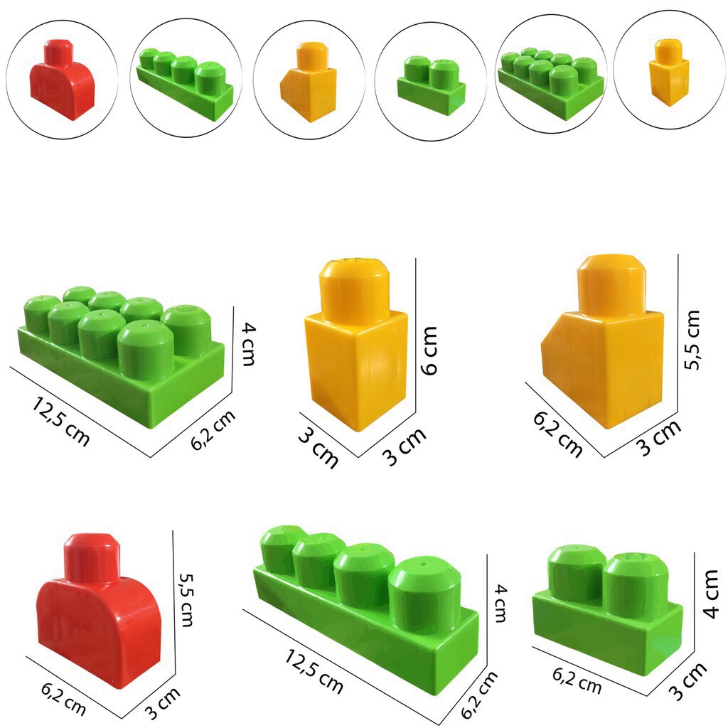 Bộ Xếp Hình Xây Dựng Mơ Ứơc Công Trình Kết Hợp Dạy Chữ Cho Bé Giúp Phát Triển Trí Tuệ